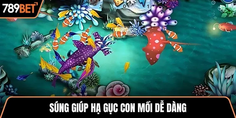Súng giúp hạ gục con mồi dễ dàng